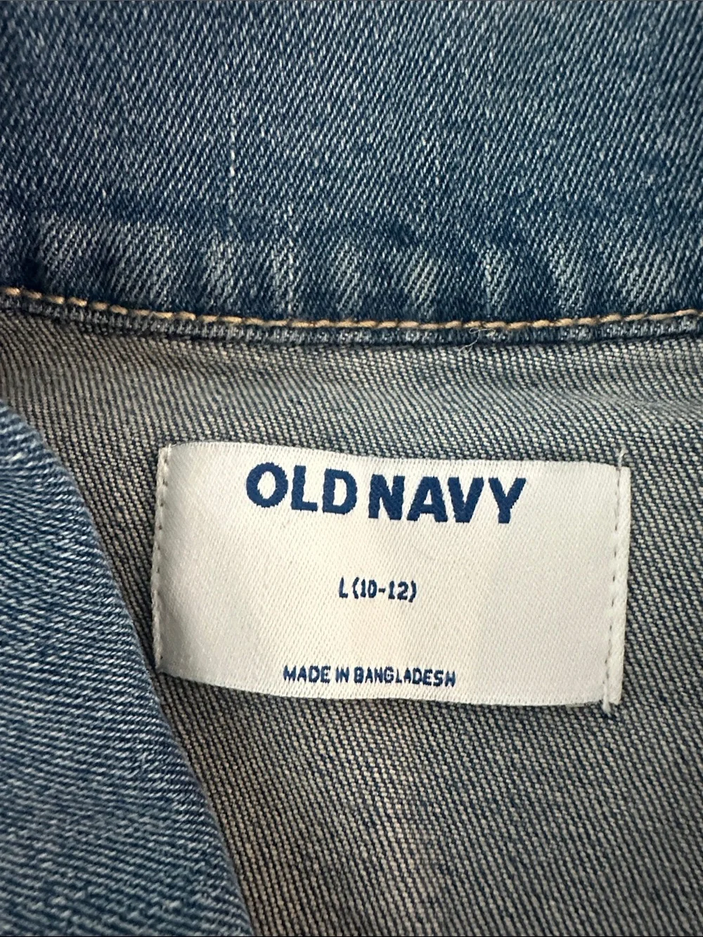 Old Navy Kids Medium Blue Denim Jacket